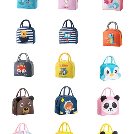 FancyDressWale Kids Birthday Return Gift Insulated Spacious Lunch Box Bags Funny Cartoon Random Designs fancydresswale.com