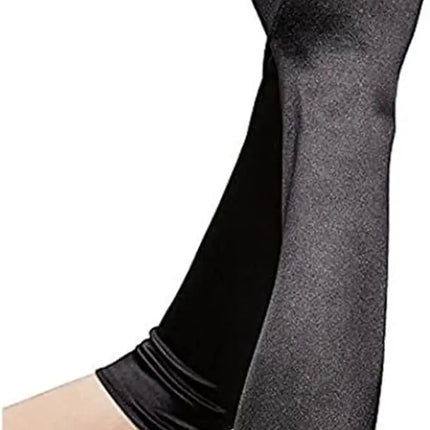 FancyDressWale Long Satin Gloves for Women 55 cm, Elegant Opera Party Gloves, Elbow-Length Finger Gloves for Dance, Costume, and Cosplay fancydresswale.com