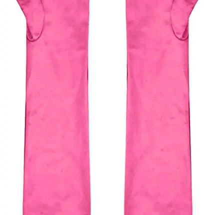 FancyDressWale Long Satin Gloves for Women 55 cm, Elegant Opera Party Gloves, Elbow-Length Finger Gloves for Dance, Costume, and Cosplay fancydresswale.com