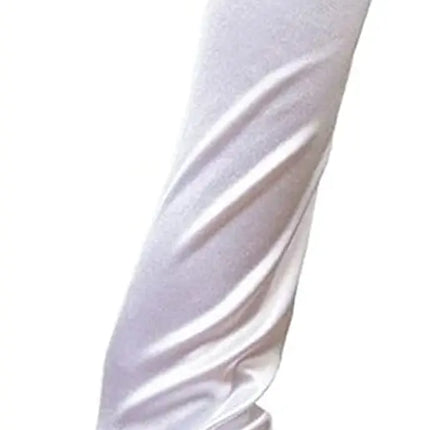 FancyDressWale Long Satin Gloves for Women 55 cm, Elegant Opera Party Gloves, Elbow-Length Finger Gloves for Dance, Costume, and Cosplay fancydresswale.com