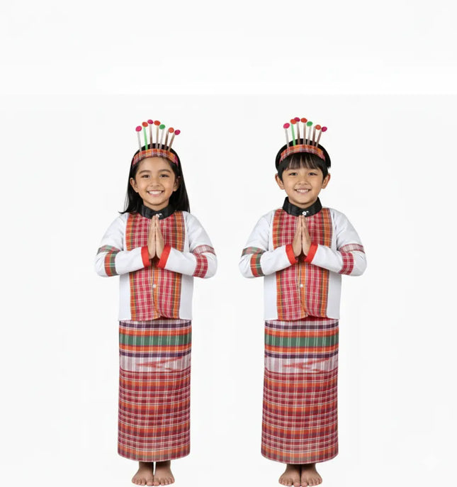 FancyDressWale Mizoram dress state costume for kids, Regional state Fancy dress boys and girls Fancydresswale