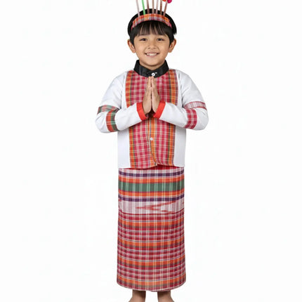 FancyDressWale Mizoram dress state costume for kids, Regional state Fancy dress boys and girls Fancydresswale
