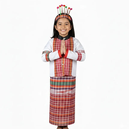 FancyDressWale Mizoram dress state costume for kids, Regional state Fancy dress boys and girls Fancydresswale