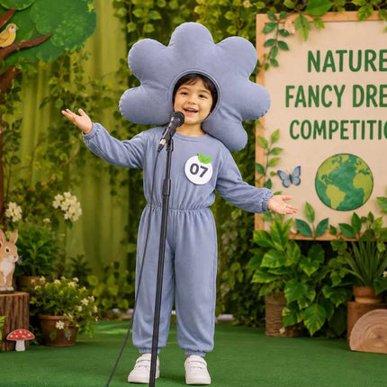 FancyDressWale Nature Theme Cloud Fancy Dress Costume for Kids | School Fancy Dress Competition Outfit | Environment Day Costume | Nature Character Dress for Boys & Girls fancydresswale.com