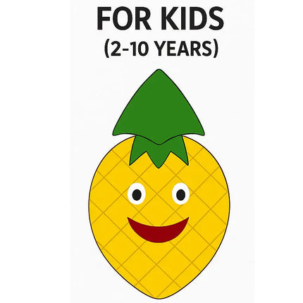 FancyDressWale Pineapple Fruit Costume with Green Jumpsuit for Kids | Fancy Dress for School Competitions, Fruit Day & Stage Shows (2–10 Years) Fancydresswale