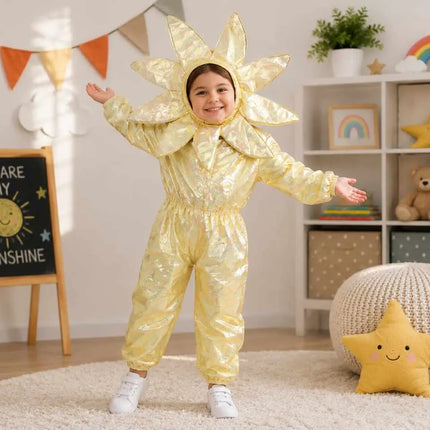 FancyDressWale Sun Fancy Dress Costume for Kids | Sunshine Theme Costume for Boys & Girls | School Fancy Dress Competition Dress | Nature & Weather Theme Outfit fancydresswale.com
