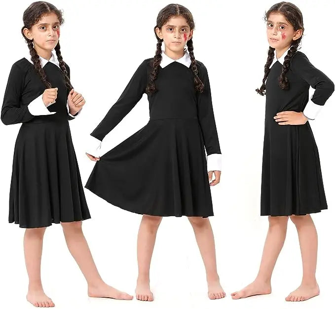 Wednesday Addams Costume for Girls