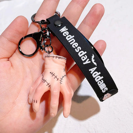 FancyDressWale Wednesday Merchandise Keychain Wensday Addams halloween Gifts for Daughter Teen Girls Keychains Birthday Gift- thing fancydresswale.com