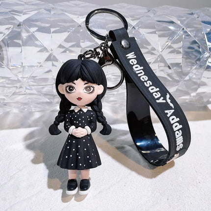 FancyDressWale Wednesday Merchandise Keychain  halloween Gifts for Daughter Girls Keychains -Long Dress fancydresswale.com