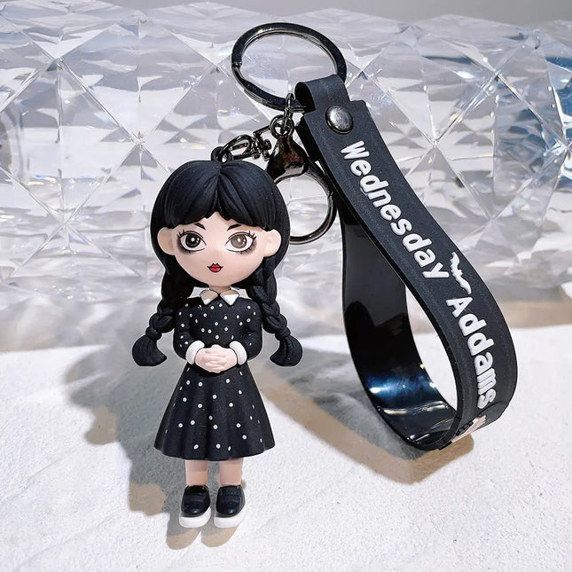 FancyDressWale Wednesday Merchandise Keychain  halloween Gifts for Daughter Girls Keychains -Long Dress fancydresswale.com