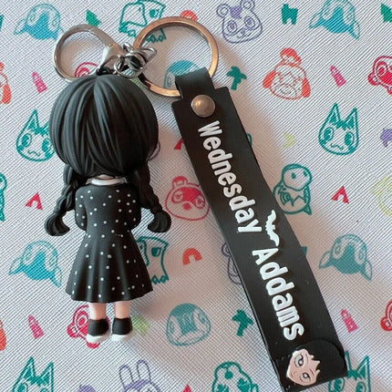 FancyDressWale Wednesday Merchandise Keychain  halloween Gifts for Daughter Girls Keychains -Long Dress fancydresswale.com
