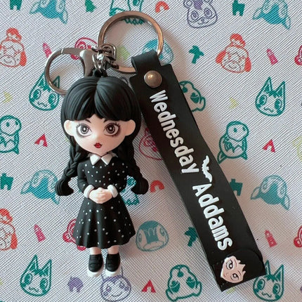 FancyDressWale Wednesday Merchandise Keychain  halloween Gifts for Daughter Girls Keychains -Long Dress fancydresswale.com