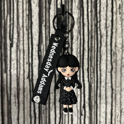 FancyDressWale Wednesday Merchandise Keychain  halloween Gifts for Daughter Girls Keychains -Long Dress fancydresswale.com