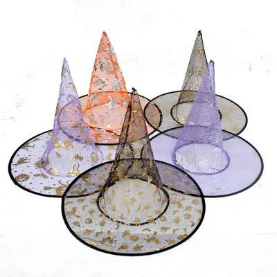 FancyDressWale Witch Hat Costume Set – Halloween Cosplay Caps for Kids & Adults (Pack of 5/10/20) fancydresswale.com