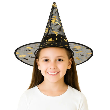 FancyDressWale Witch Hat Costume Set – Halloween Cosplay Caps for Kids & Adults (Pack of 5/10/20) fancydresswale.com