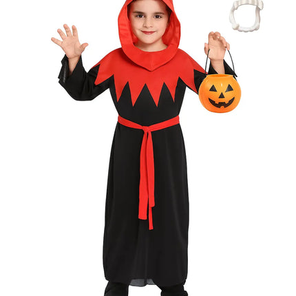 FancyDressWale halloween Draculla dress for Boys with pumpkin basket ghost theme costume party fancydresswale.com