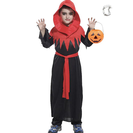 FancyDressWale halloween Draculla dress for Boys with pumpkin basket ghost theme costume party fancydresswale.com