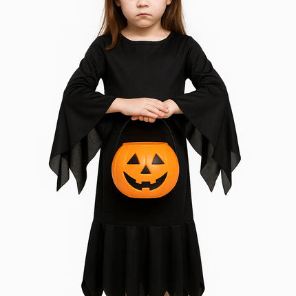 FancyDressWale halloween dress for Girls and Boys pumpkin witch ghost theme costume party Black Witch fancydresswale.com