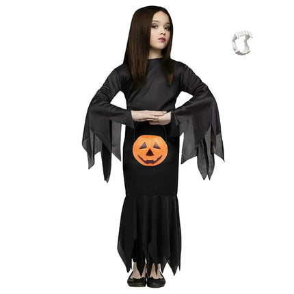 FancyDressWale halloween dress for Girls and Boys pumpkin witch ghost theme costume party Black Witch fancydresswale.com