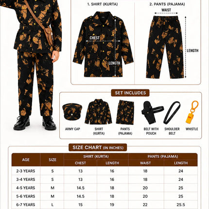 Fancydresswale Army Dress for Kids with Accessories fancydresswale.com