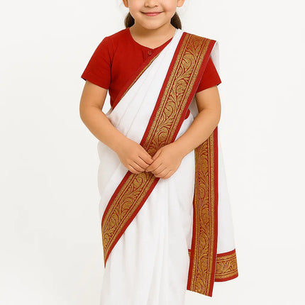 Fancydresswale Bengali saree State costume for girs fancydresswale.com