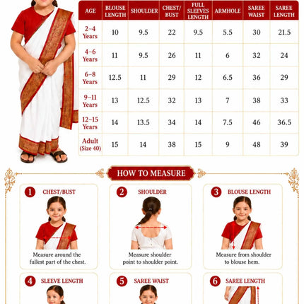Fancydresswale Bengali saree for girls State costume in fancy dress competitions fancydresswale.com