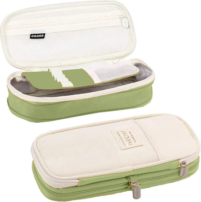 Fancydresswale Big Capacity Pencil Pen Case Office College School Large Storage High Capacity Bag Pouch Holder Box Organizer fancydresswale.com