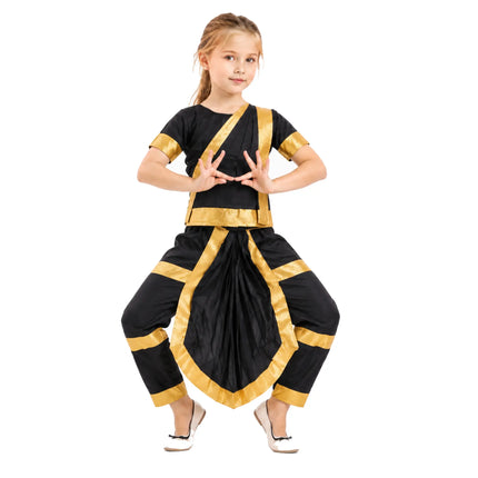 Fancydresswale Black Bharatnatyam costume for bharatanatyam dancers Fancydresswale