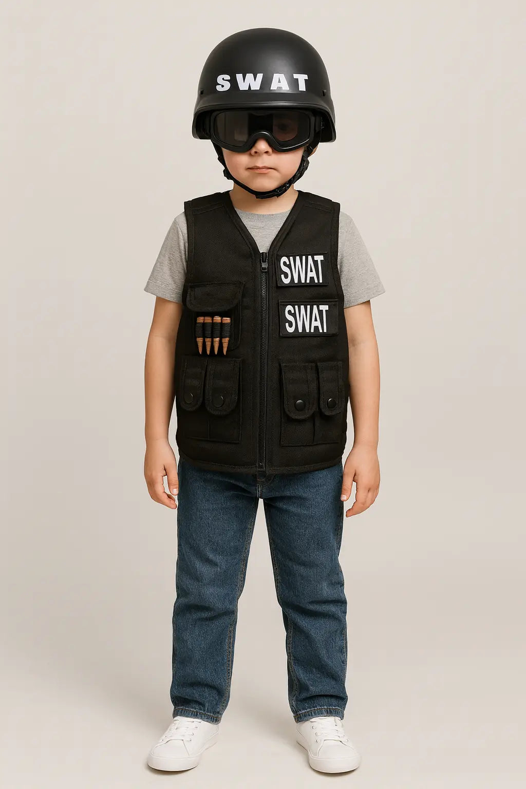 Cotton Black Commando Fancy Dress Costume for Kids at Rs 390 in Jaipur