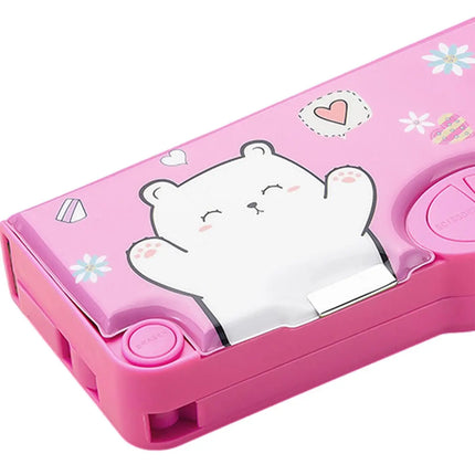 Fancydresswale Cartoon Pencil Box for Girls , pink  pencil Box for Girls, Pencil Box for Girls, cartoon Theme Return Gifts for Kids (With Accessories) fancydresswale.com