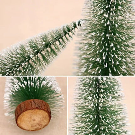 Fancydresswale Christmas Tree Table top Xmas- Decoration with Wood Base- Set of 3 (10 cm, 20 cm and 30 cm) fancydresswale.com
