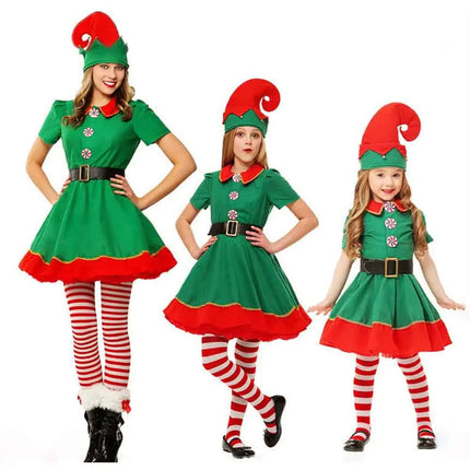 Fancydresswale Christmas elf dress santa costume for Girls and women fancydresswale.com