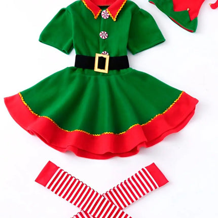 Fancydresswale Christmas elf dress santa costume for Girls and women fancydresswale.com