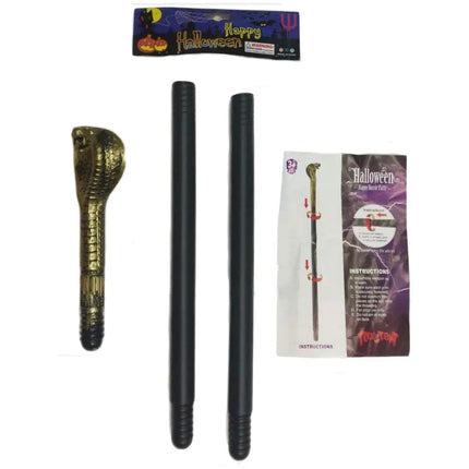 Fancydresswale Egyptian Style Staff Halloween Outdoor Decoration – Pharaoh King Scepter for Carnival, Ancient Egypt Accessory Luminarias Fancydresswale