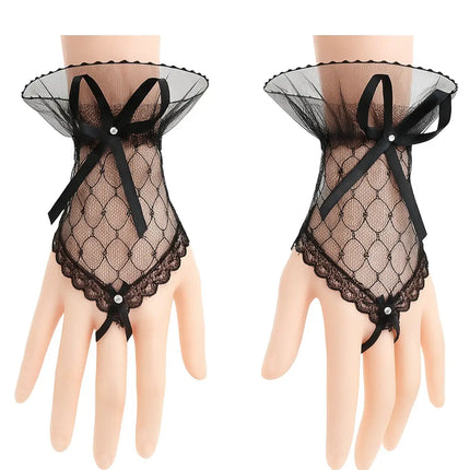 Fancydresswale Elegant Lace Wrist Gloves for Girls & Women – Fancy Dress & Party Accessory fancydresswale.com