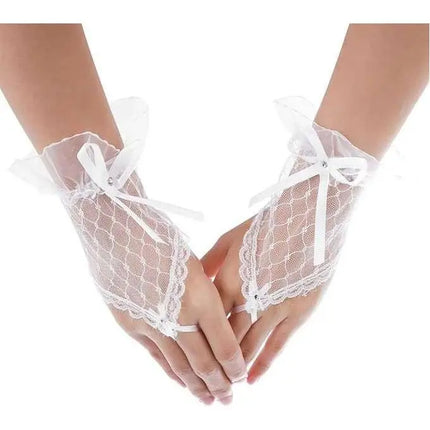 Fancydresswale Elegant Lace Wrist Gloves for Girls & Women – Fancy Dress & Party Accessory fancydresswale.com