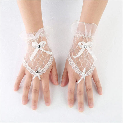 Fancydresswale Elegant Lace Wrist Gloves for Girls & Women – Fancy Dress & Party Accessory fancydresswale.com