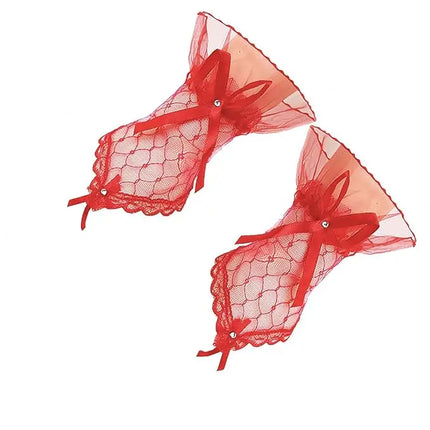 Fancydresswale Elegant Lace Wrist Gloves for Girls & Women – Fancy Dress & Party Accessory fancydresswale.com