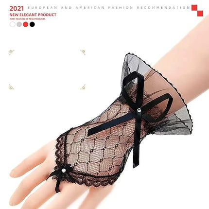 Fancydresswale Elegant Lace Wrist Gloves for Girls & Women – Fancy Dress & Party Accessory fancydresswale.com