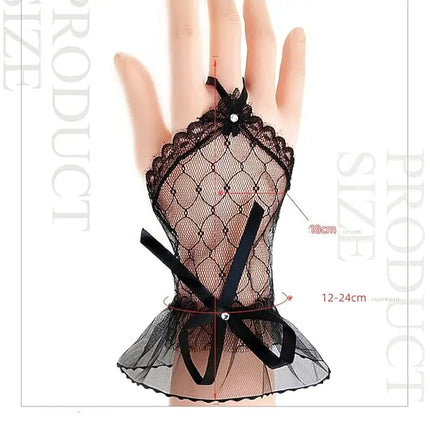 Fancydresswale Elegant Lace Wrist Gloves for Girls & Women – Fancy Dress & Party Accessory fancydresswale.com