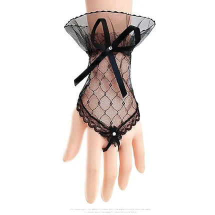 Fancydresswale Elegant Lace Wrist Gloves for Girls & Women – Fancy Dress & Party Accessory fancydresswale.com
