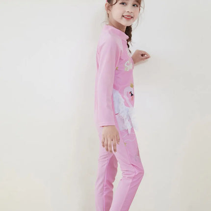 Fancydresswale Girls Full body Protect Swimwear Princess swimsuit- Hello Summer fancydresswale.com