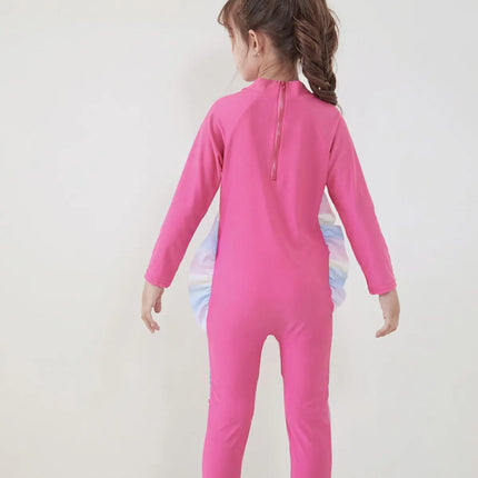 Fancydresswale Girls Full body Protect Swimwear Princess swimsuit- Unicorn Straberry fancydresswale.com