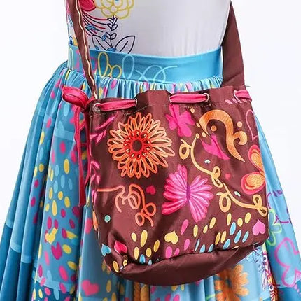 Fancydresswale Girls Magical Mirabel Fancy Dress Costume Set – Colorful Party Outfit with Bag & Accessories for Birthday, Cosplay & Dress-Up fancydresswale.com