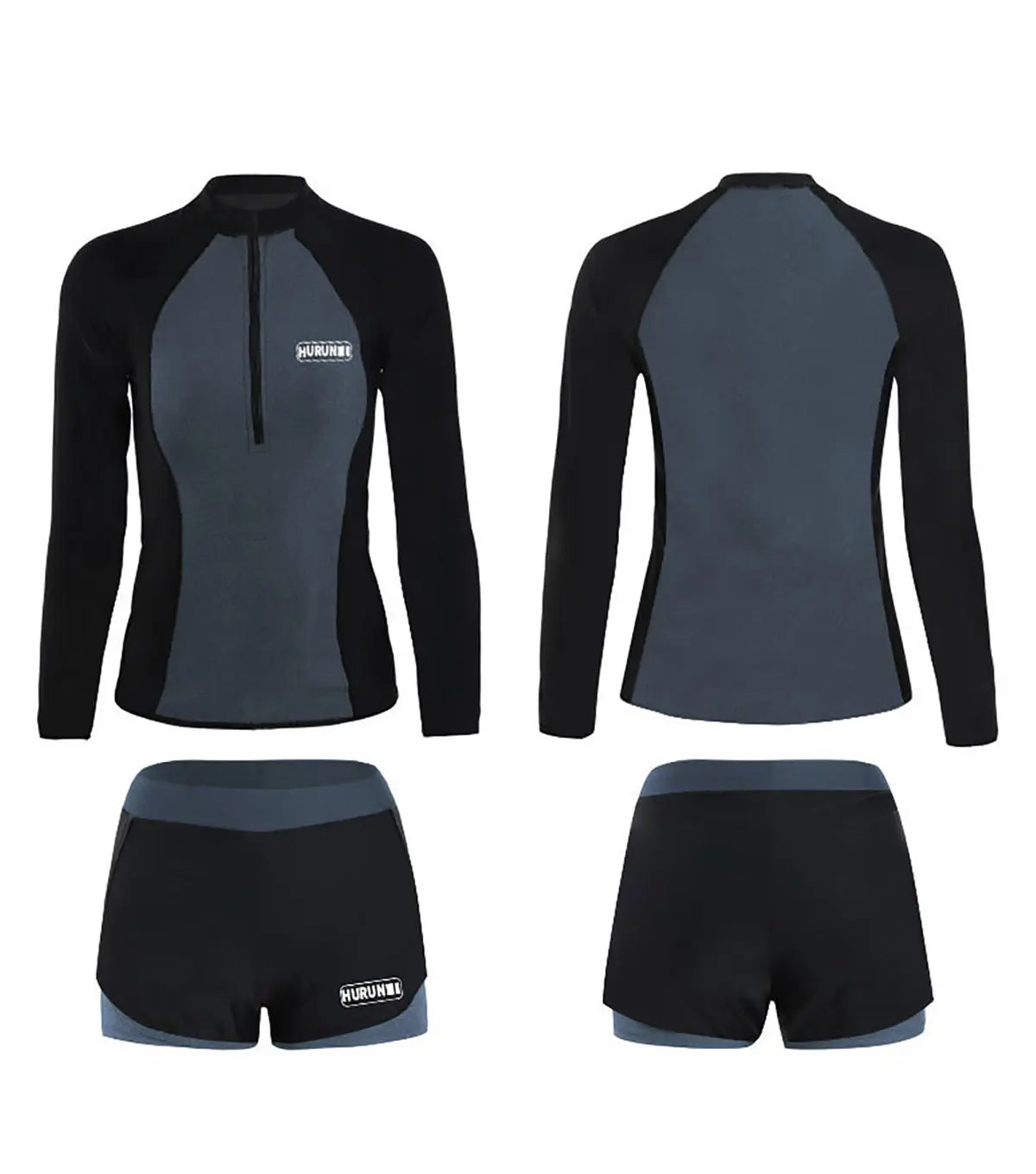 Fancydresswale Girls and Women Swimming Suit Full Sleeve, Beach wear Quick Dry Surfing Dress,Women Full Body Swimsuit with Pads