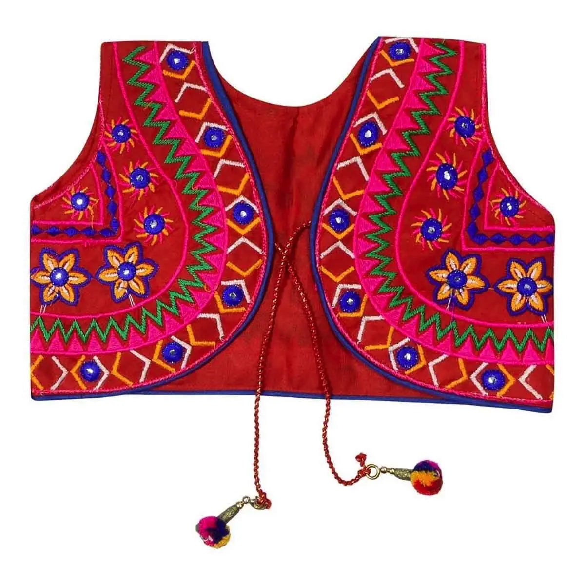 Koti Dress For Girls Kutch Mirror Work Jacket Gjurati Koti For