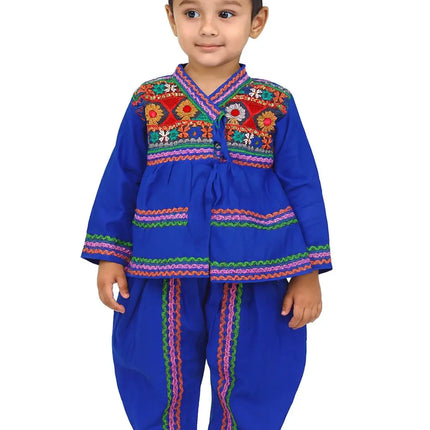 Fancydresswale Gujrati boy dress for boys, Garba dance dress, Blue Fancydresswale