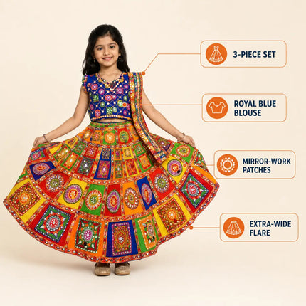 Fancydresswale Gujrati chaniya choli- Navratri Lehanga Choli, Full Size fancydresswale.com