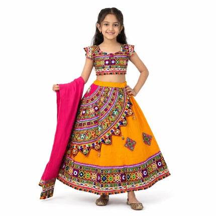 Fancydresswale Gujrati lehenga choli for Navrata readymade garba dance dress- Full size fancydresswale.com