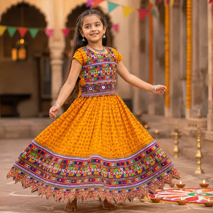 Fancydresswale Gujrati lehenga choli for Navrata readymade garba dance dress- Full size fancydresswale.com